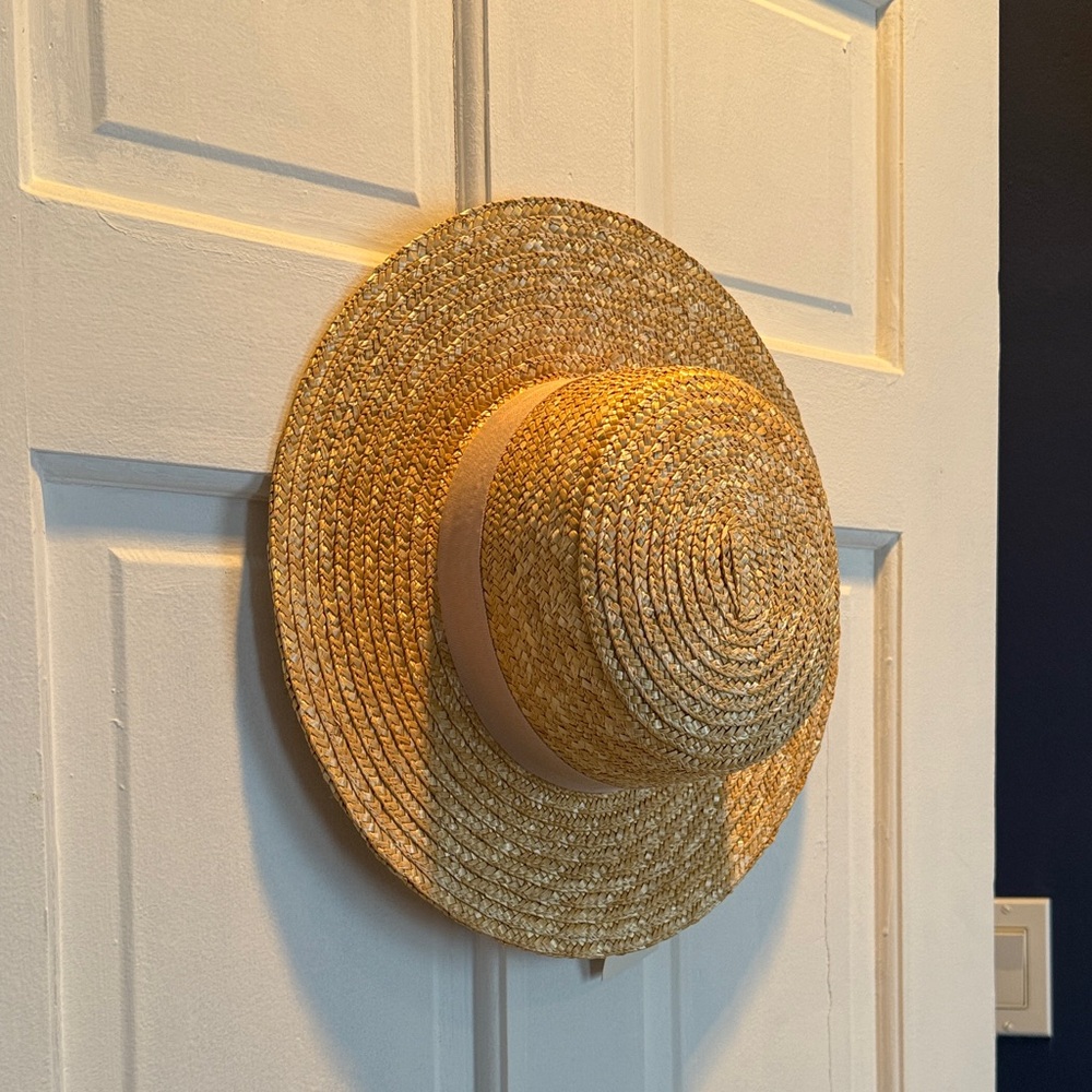 NWT ASOS Straw Sun Hat in Natural and Tan